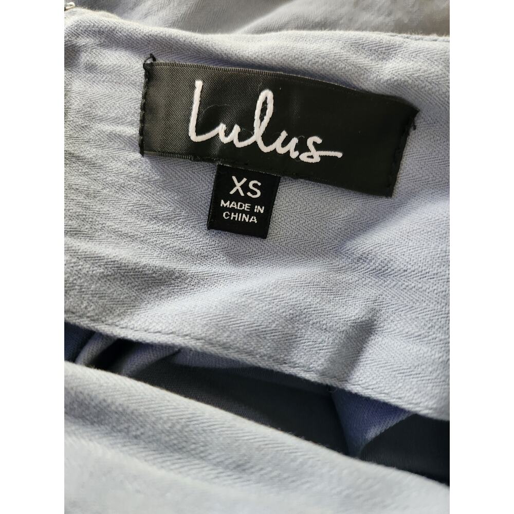 XS Lulus Blue tank dress - Picture 4 of 5
